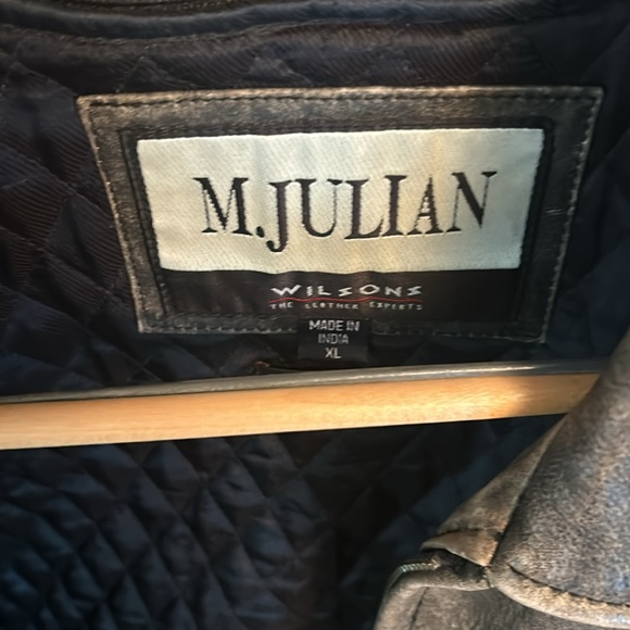 Men’s Bomber M.JULIAN XL Brown leather jacket - Picture 5 of 5